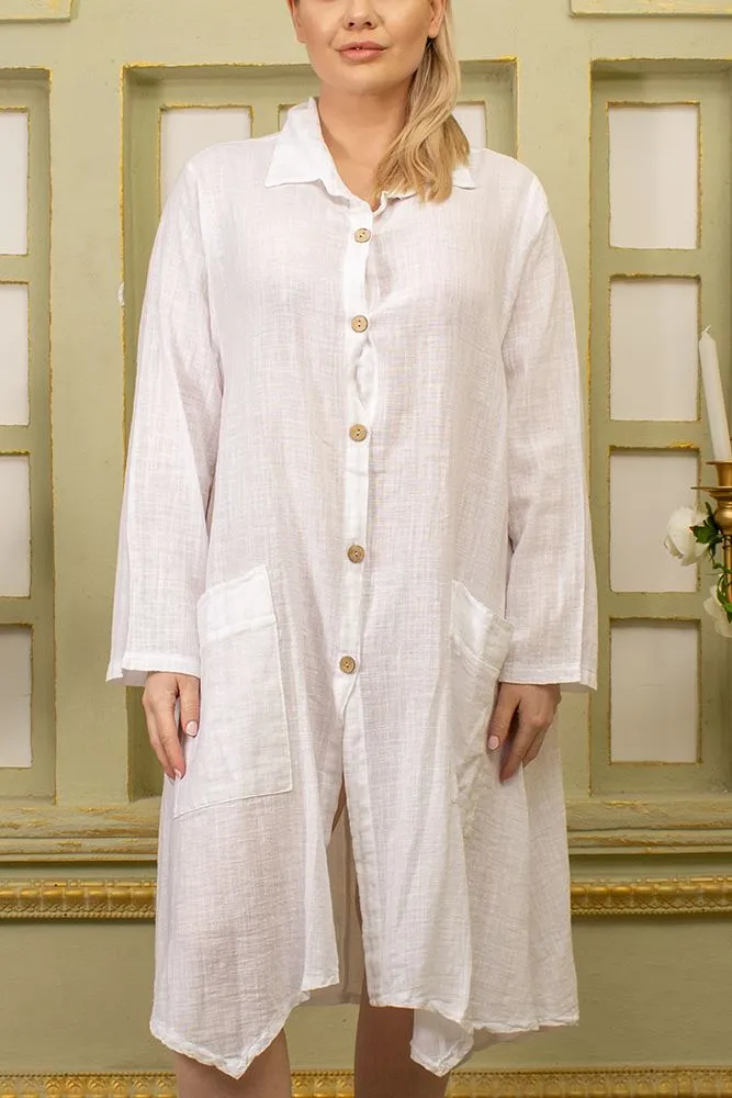 Asymmetrical Long Shirt