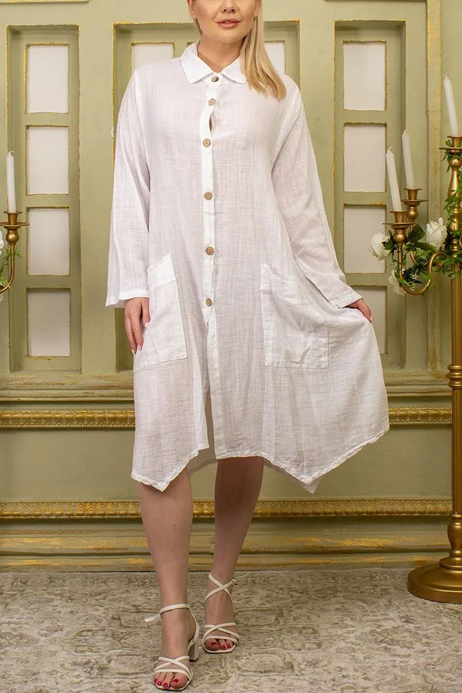 Asymmetrical Long Shirt