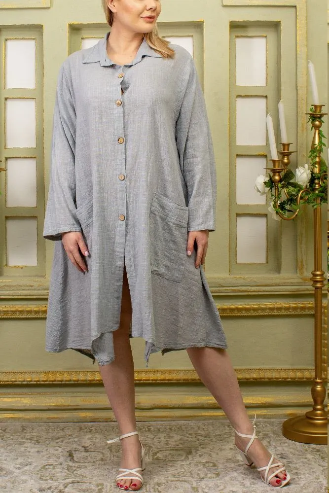 Asymmetrical Long Shirt
