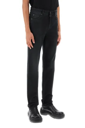 Balenciaga slim fit jeans in left hand denim