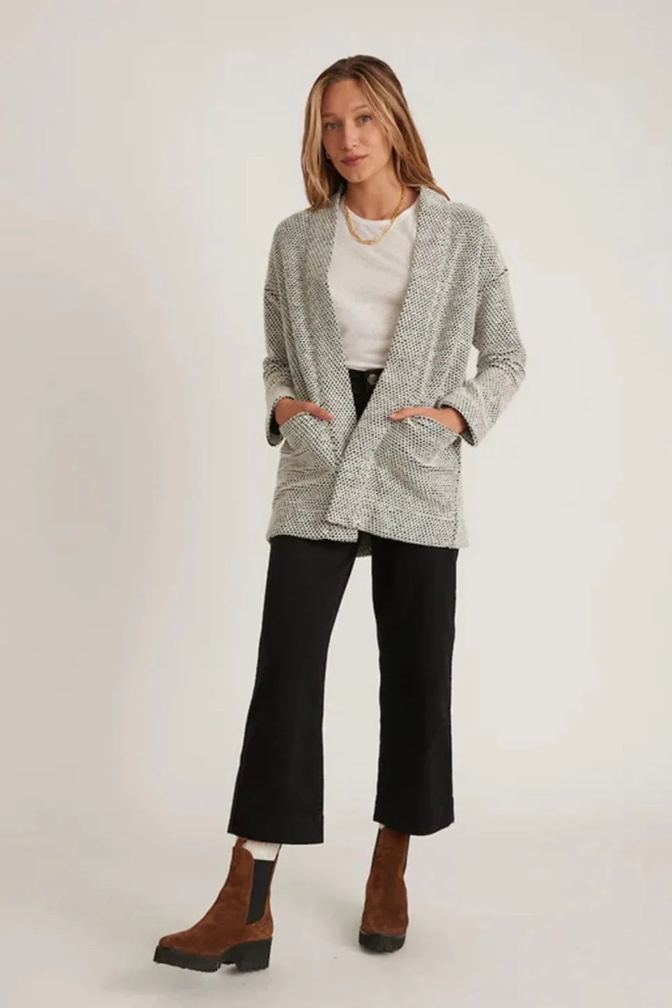 BIRDSEYE CARDIGAN