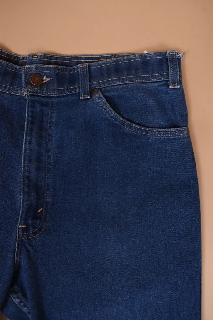 Blue Orange Tab Jeans By Levis, 33