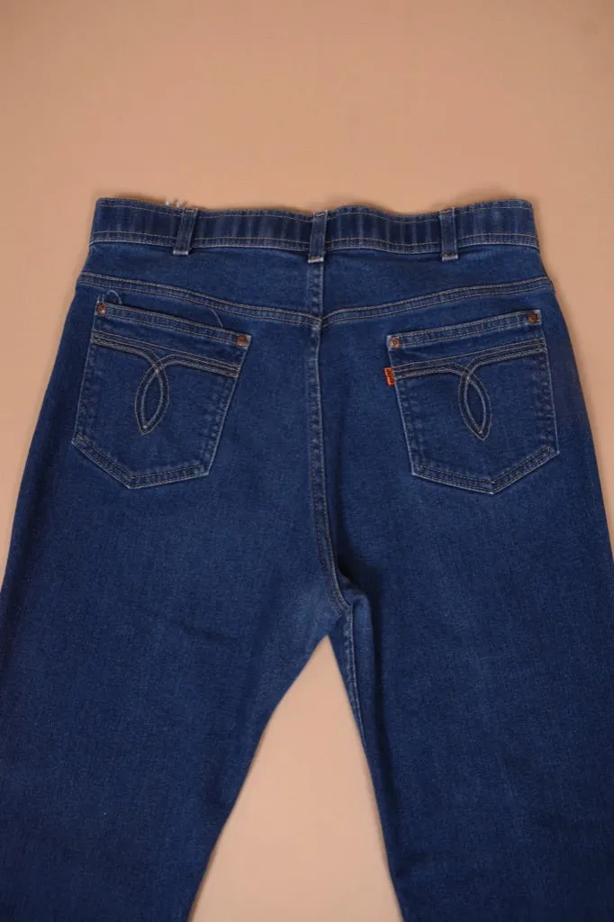 Blue Orange Tab Jeans By Levis, 33
