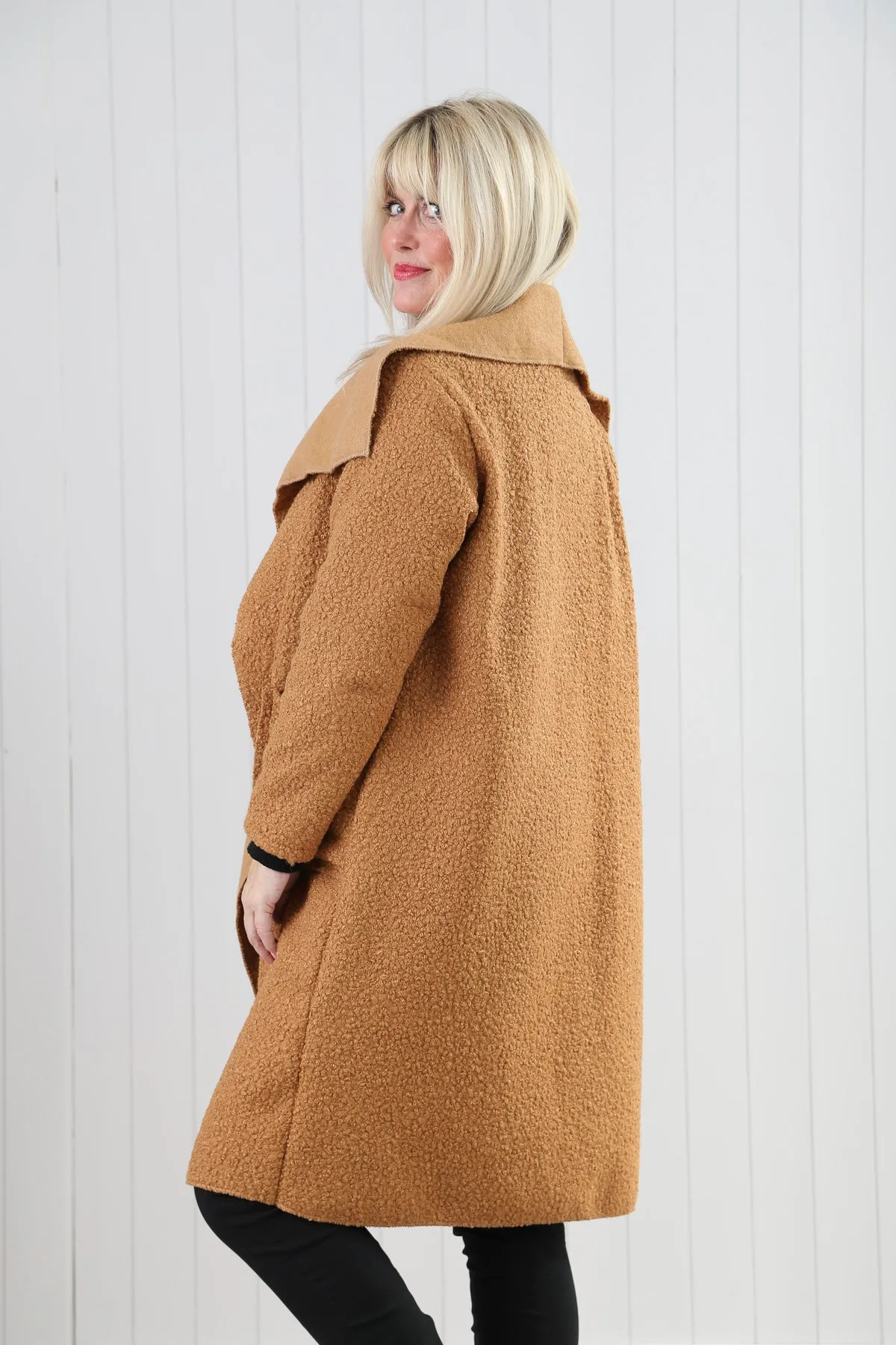 Boucle Waterfall Coat