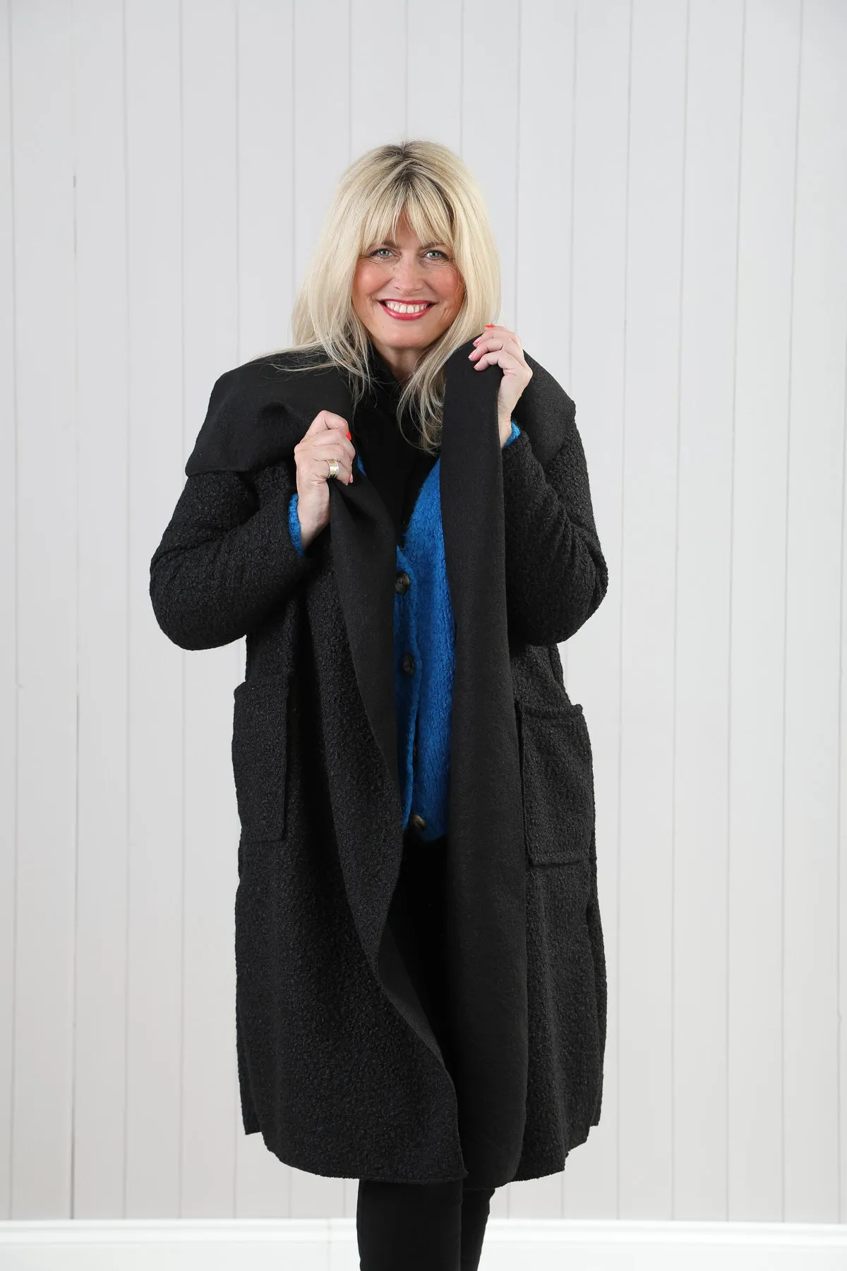 Boucle Waterfall Coat