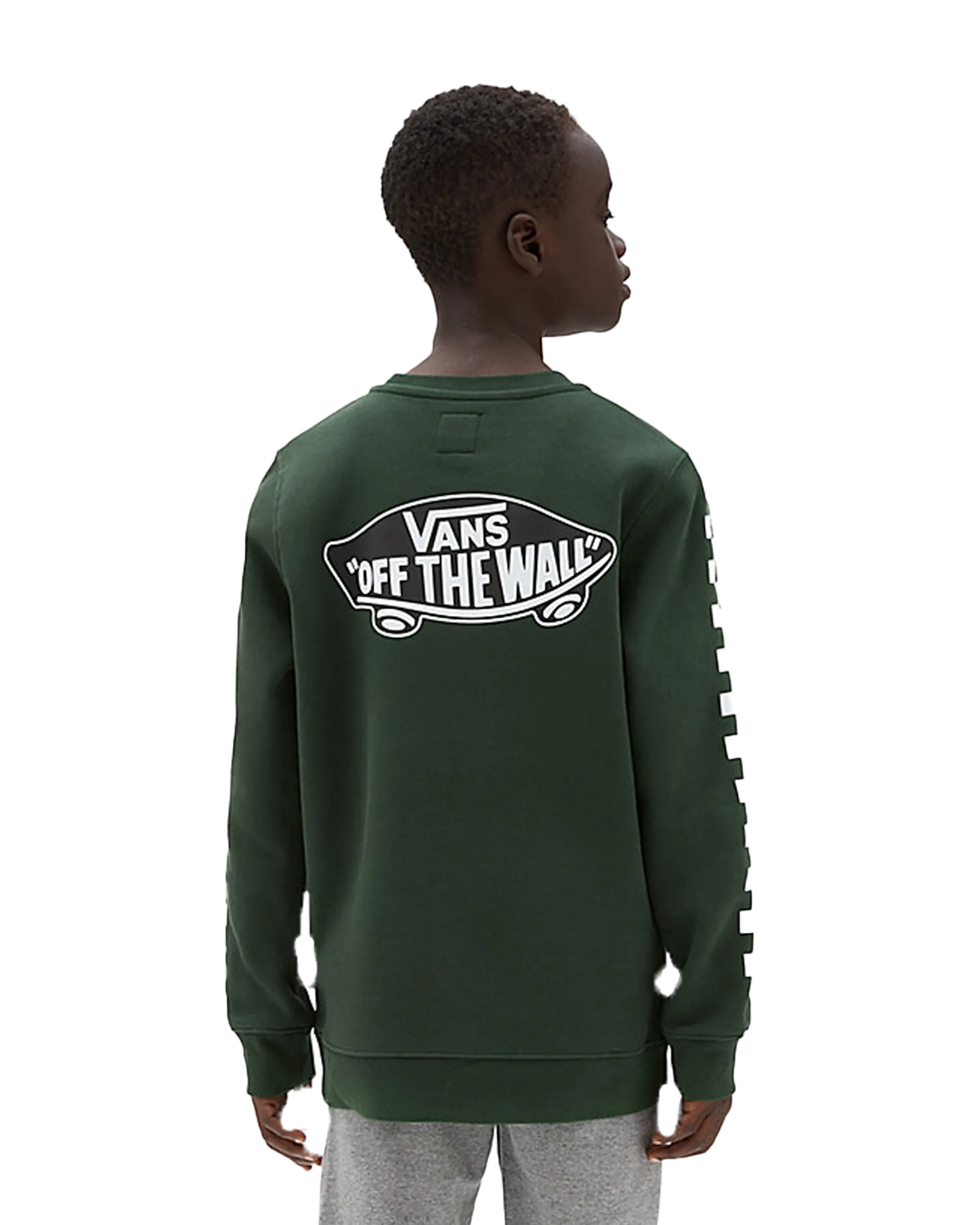 Boys Exposition Check Sweatshirt in Mountain View