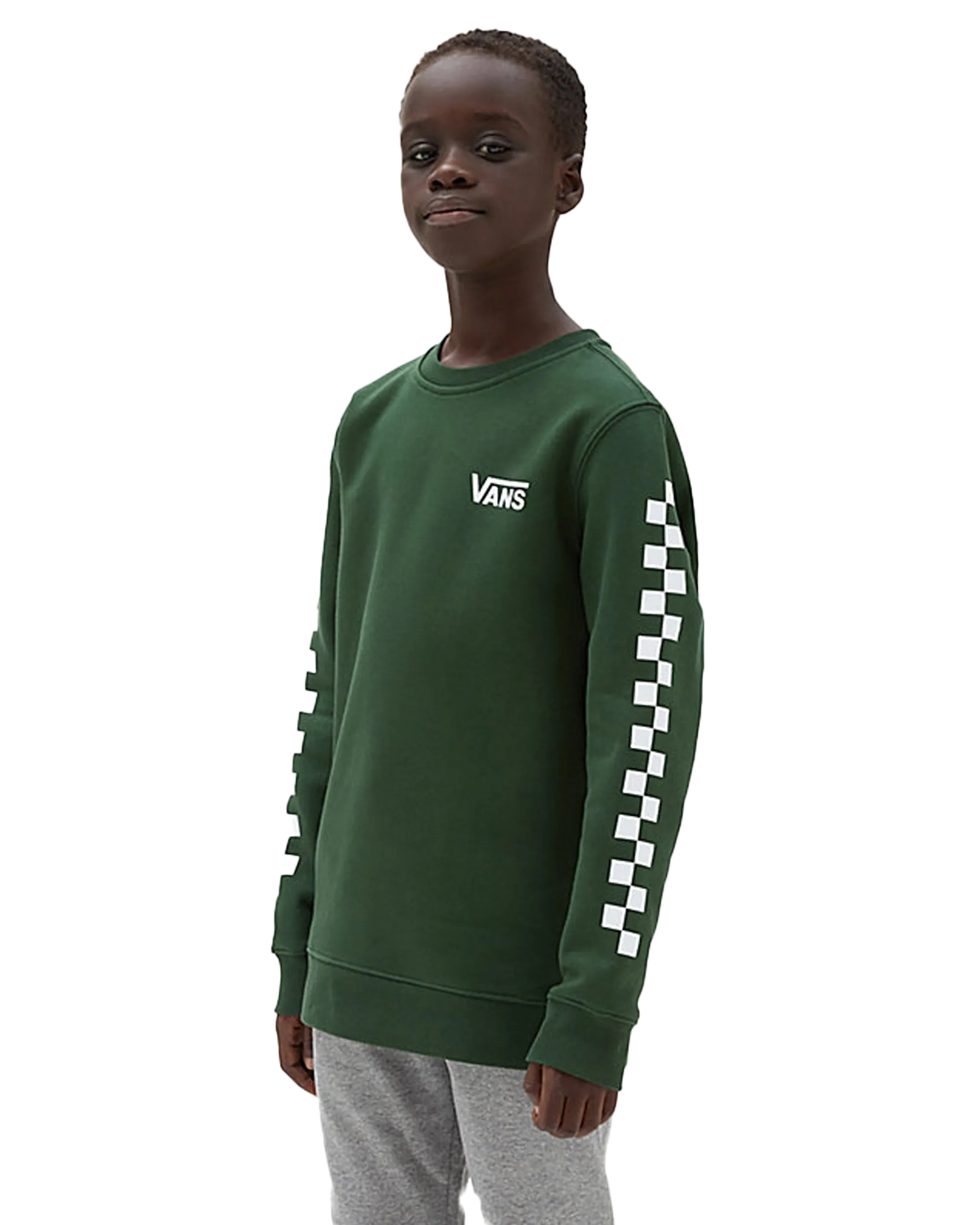 Boys Exposition Check Sweatshirt in Mountain View