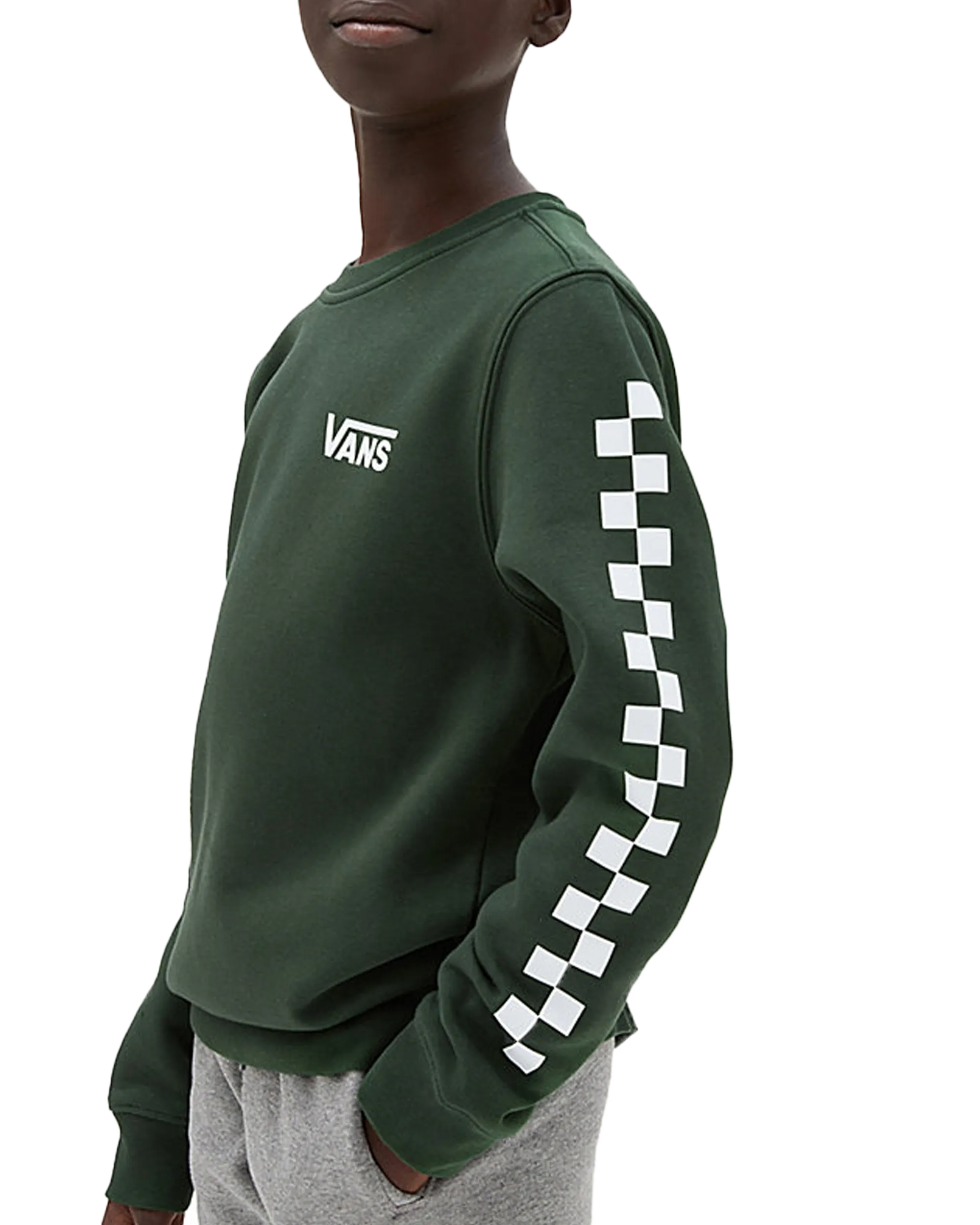 Boys Exposition Check Sweatshirt in Mountain View