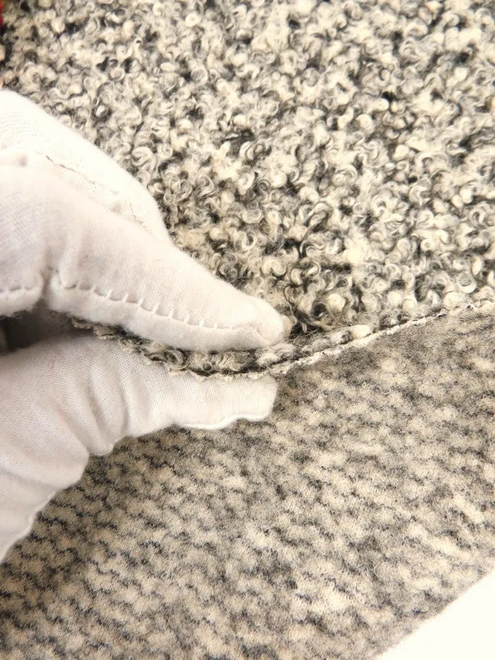 Charcoal / Sherpa Teddy Knit