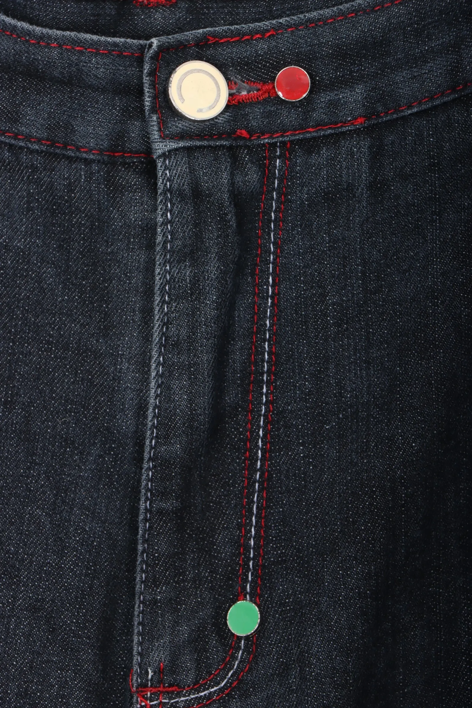 COOGI Orange Paisley Embroidered Y2K Jeans (40)