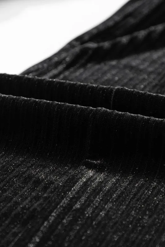 Dara High Waist Velvet Flare Pants