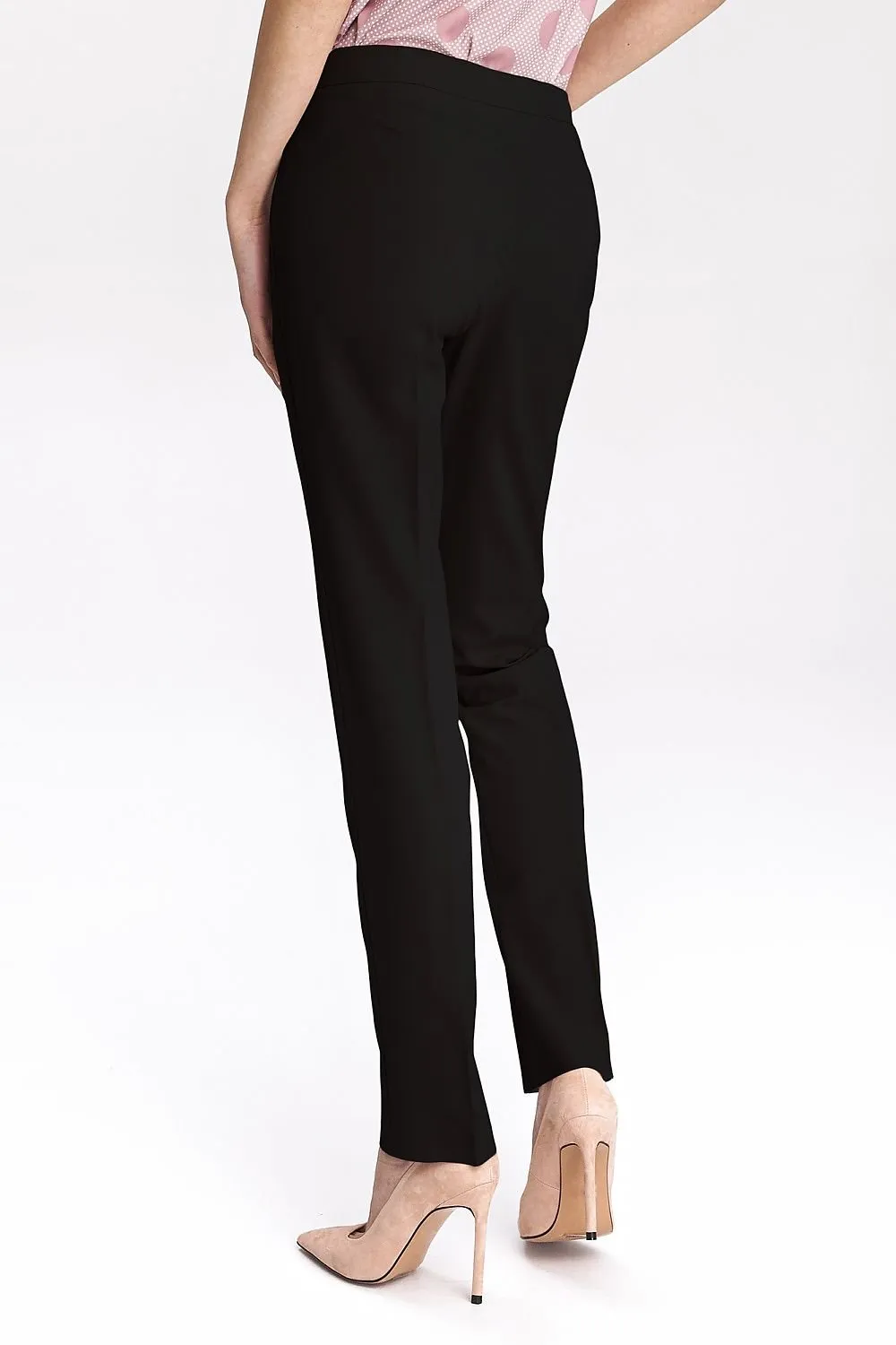 Elegant Light Beige Tailored Trousers for Women by Nife