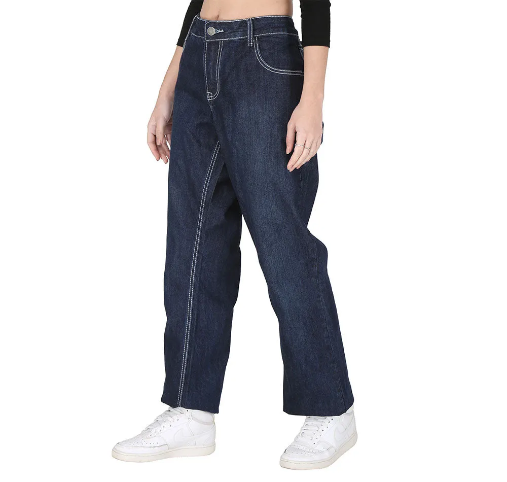 Forge Fr Women's Dark Blue Jeans
