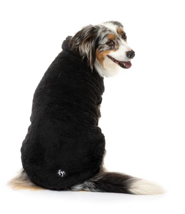 FUZZYARD TURTLE TEDDY SWEATER : BLACK