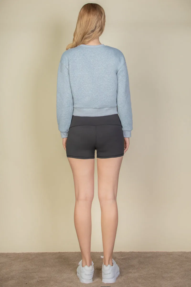 Graphic Drop Shoulder Sweatshirt
