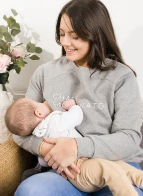 Grey CHAOS COORDINATOR Breastfeeding Sweatshirt