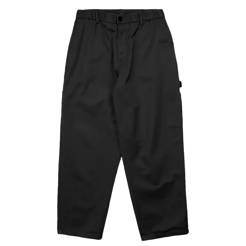 Heavy twill work pant with corduroy contrast details