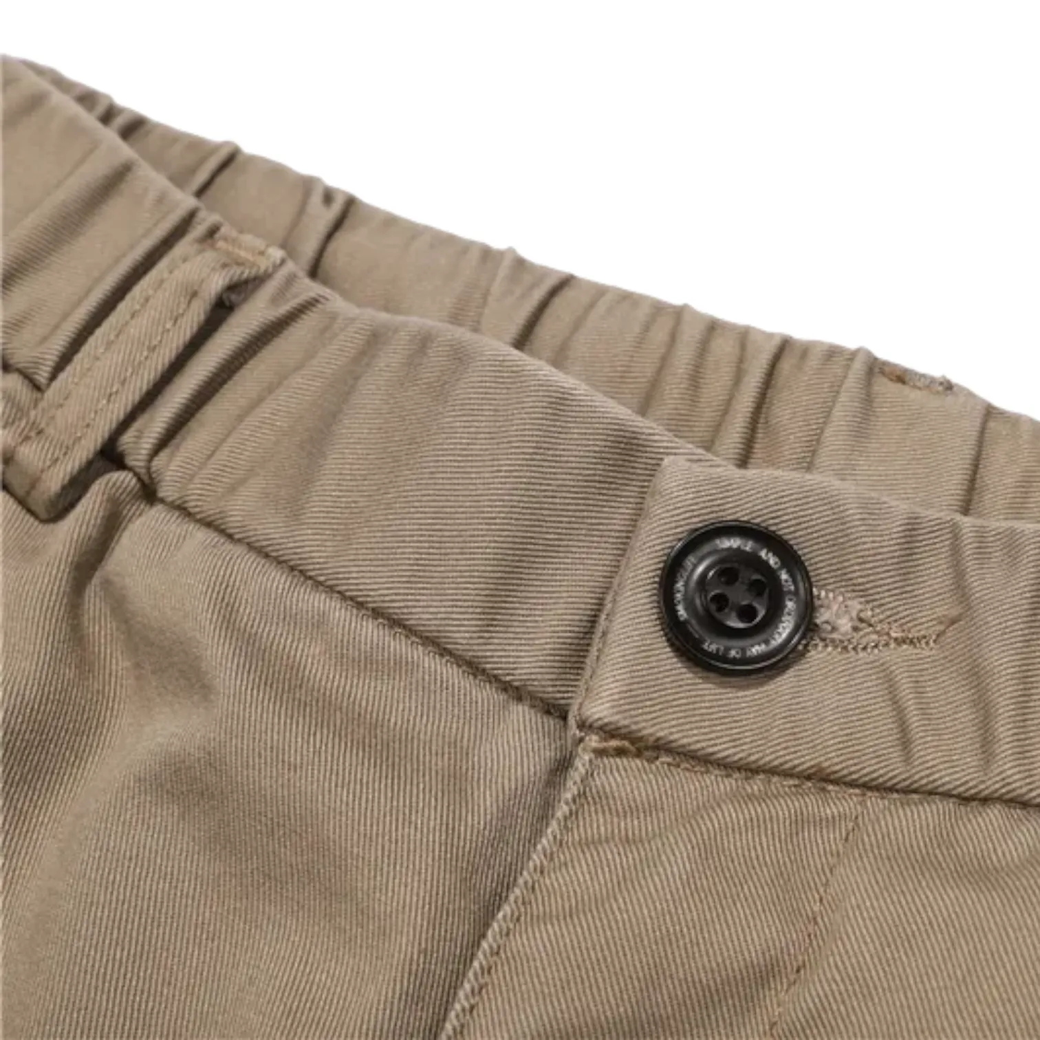 Heavy twill work pant with corduroy contrast details