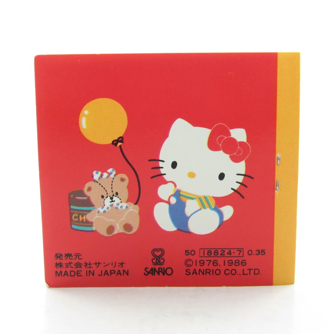 Hello Kitty Mini Sticker Book Vintage 1986 Sanrio Stickers