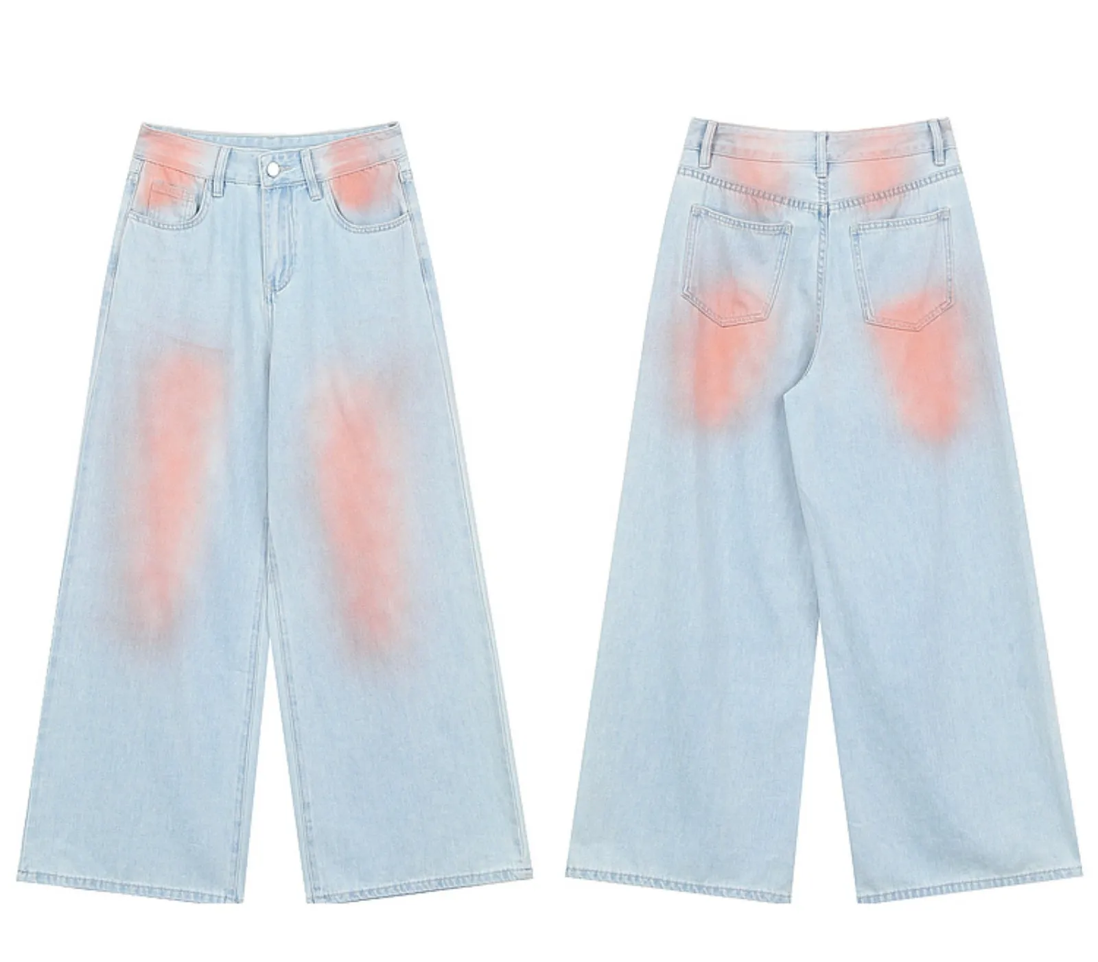 High Waist Blush Drape Pants