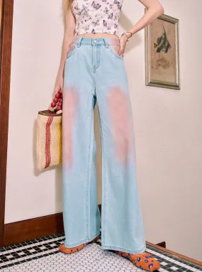 High Waist Blush Drape Pants