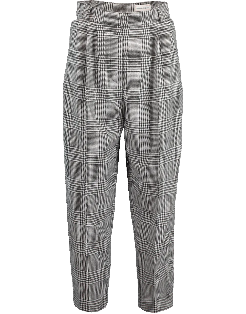 High Waist Check Pant