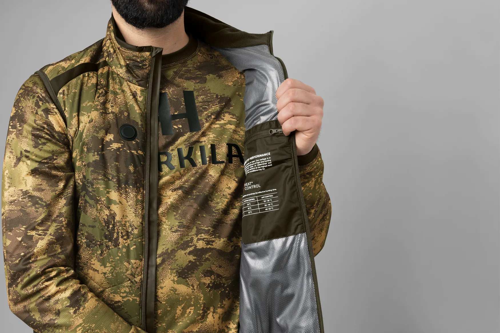 Härkila Heat Camo Waistcoat Axis