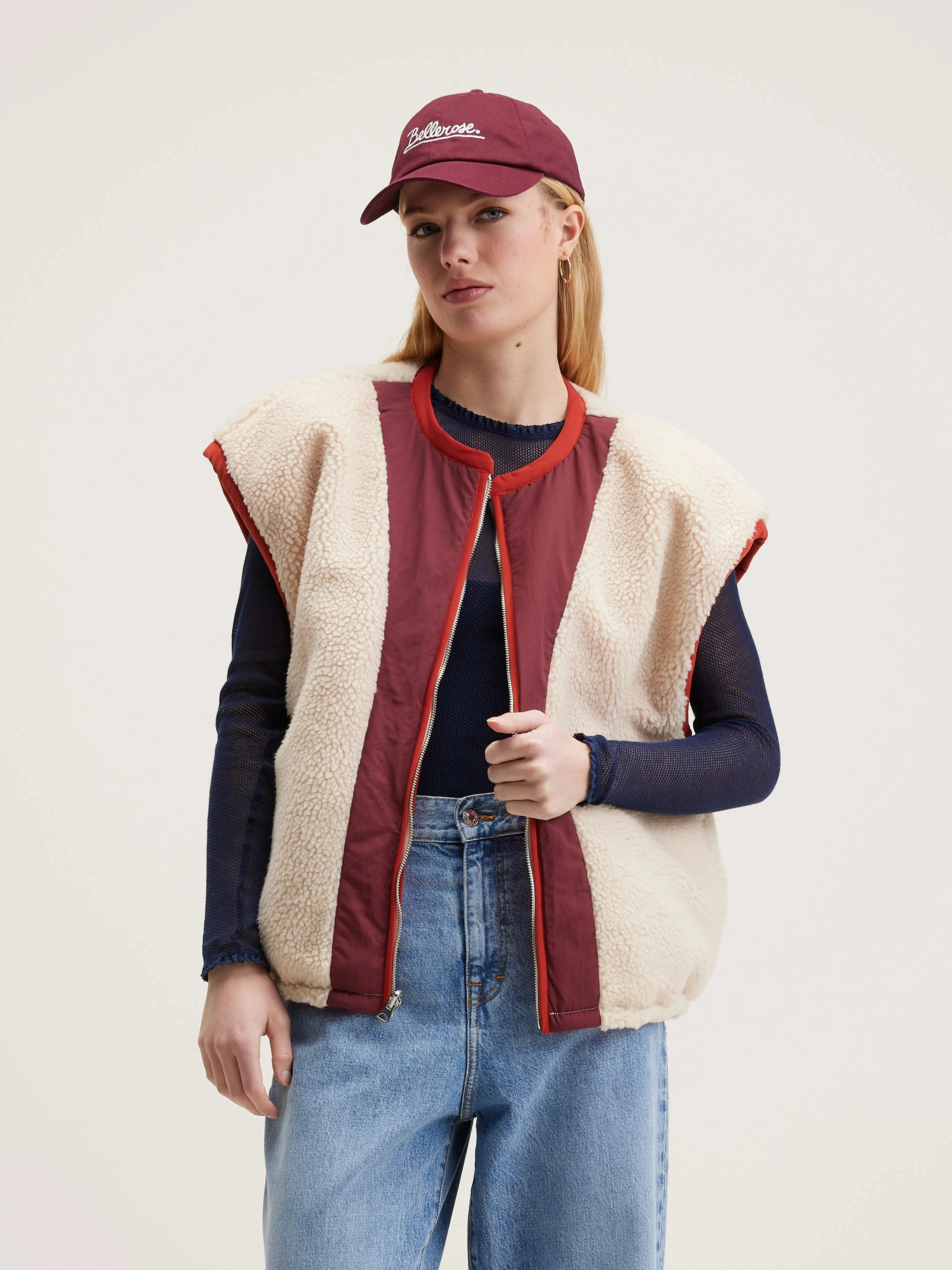 Jano sleeveless jacket (242 / W / COMBO A)