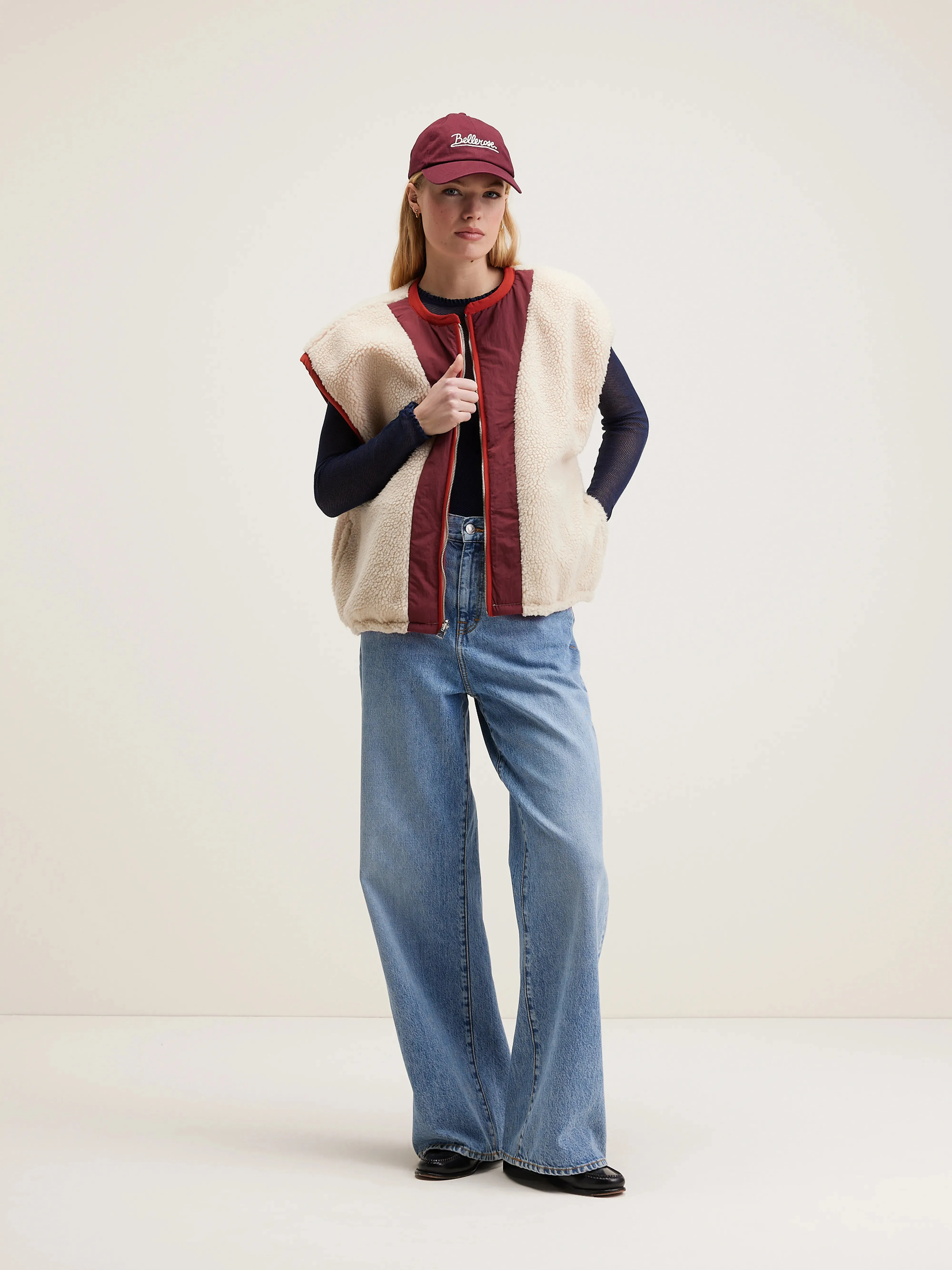 Jano sleeveless jacket (242 / W / COMBO A)