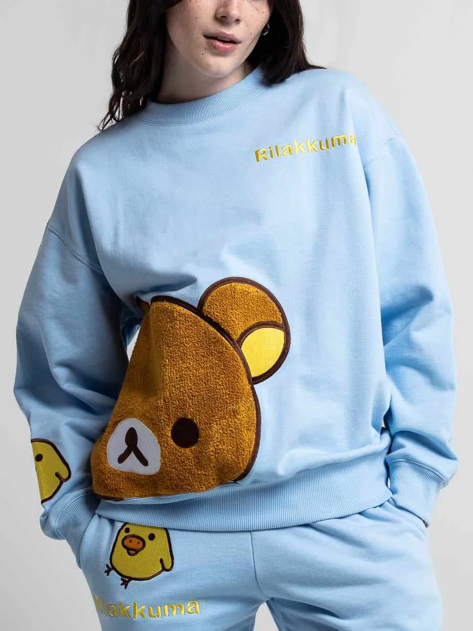Kiiroitori & Rilakkuma Crew Neck Sweatshirt