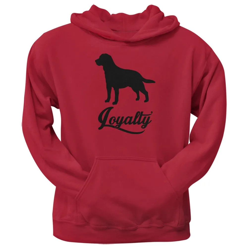 Labrador Loyalty Red Adult Pullover Hoodie