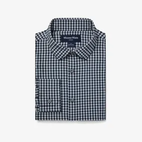 Leeward No Tuck Dress Shirt - Aluminum Gingham