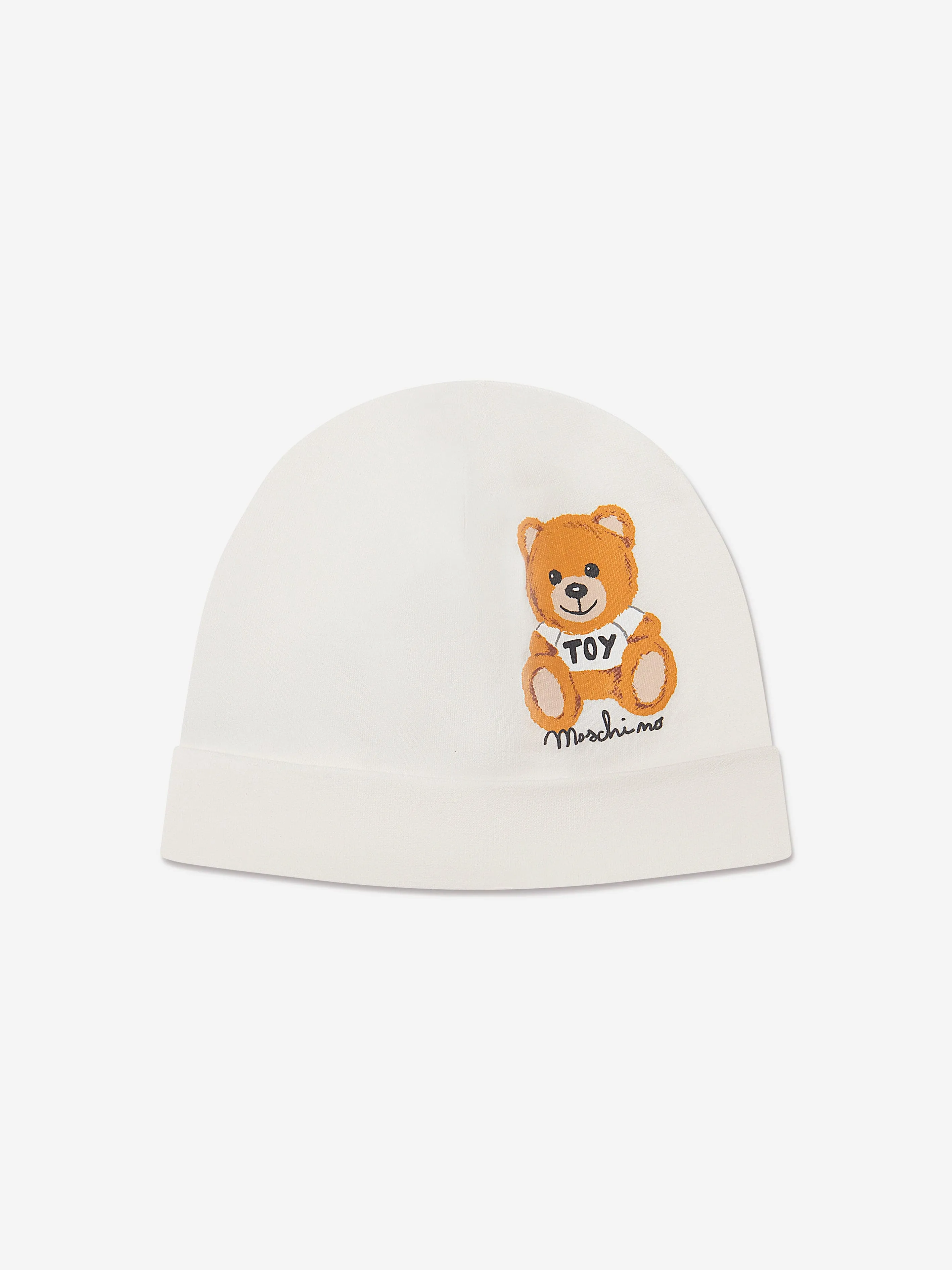Moschino Baby Teddy Bear Logo Hat