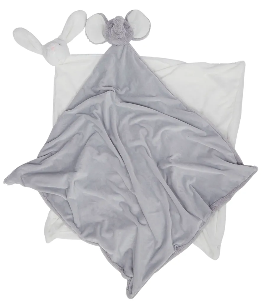 Mumbles Animal Blanket Grey Elephant