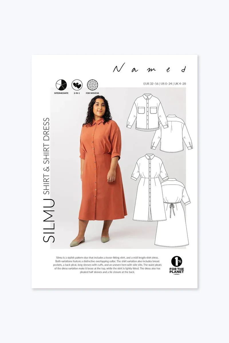 NAMED CLOTHING • Silmu Shirt & Dress Sewing Pattern