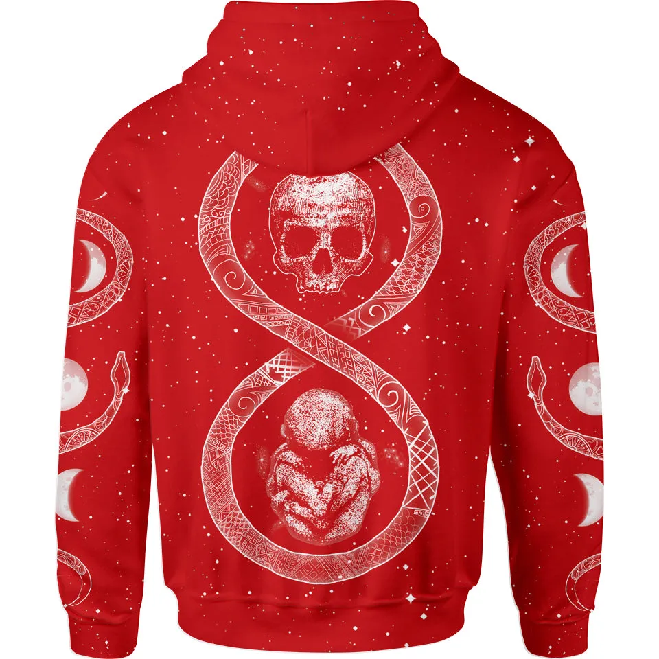 Ouroboros Pullover Hoodie - Red Edition