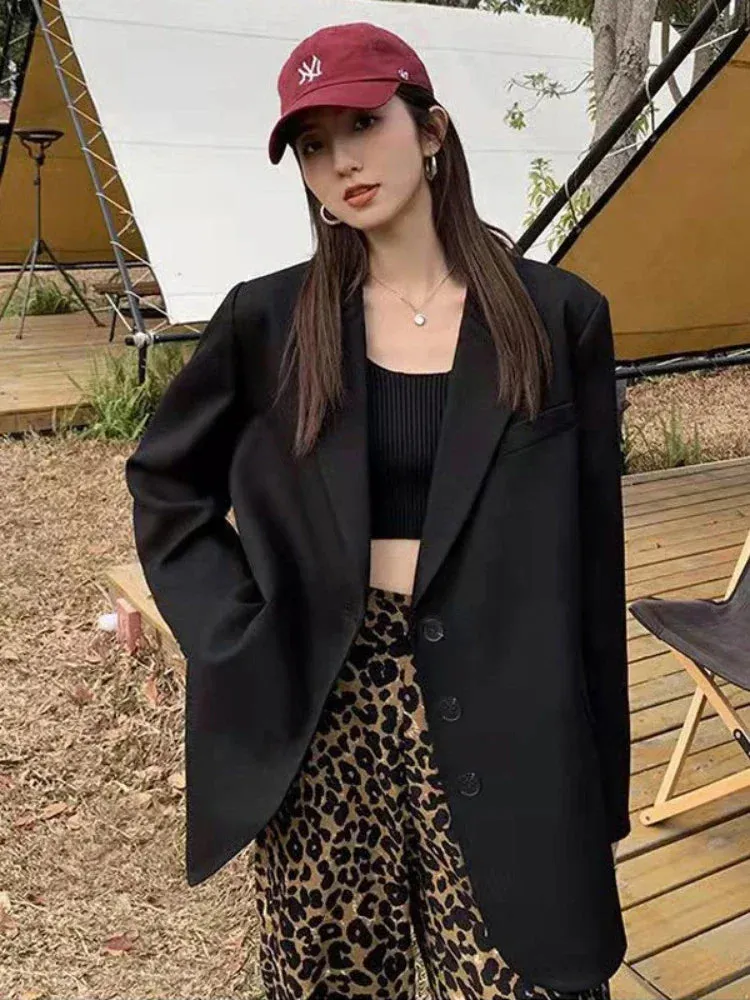 Oversized Blazer with Pockets