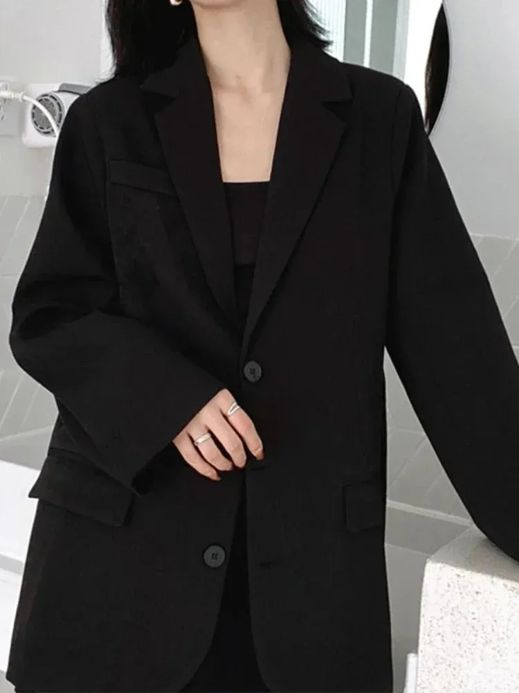 Oversized Blazer with Pockets