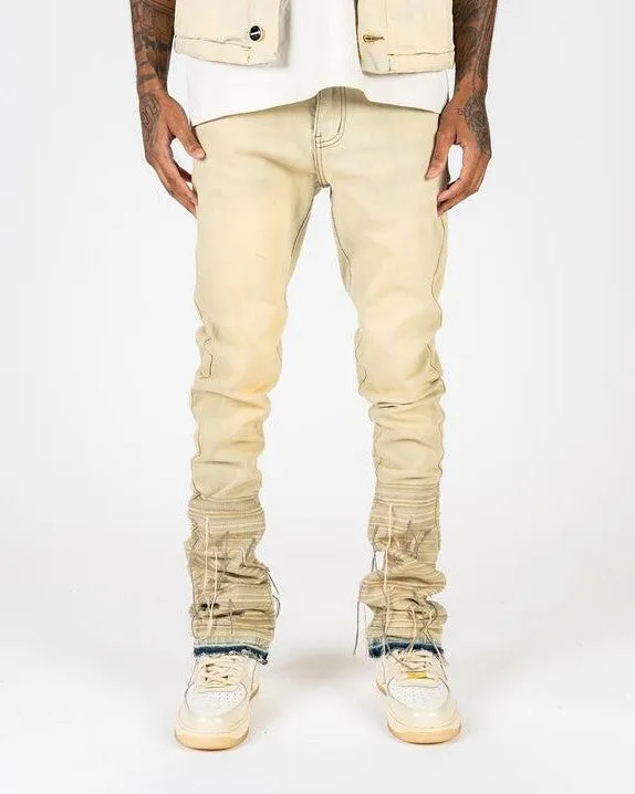 PHEELINGS PHREE SPIRIT FLARE STACK DENIM (LIGHT BLUE/SAND)