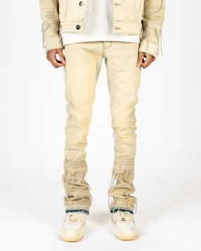 PHEELINGS PHREE SPIRIT FLARE STACK DENIM (LIGHT BLUE/SAND)