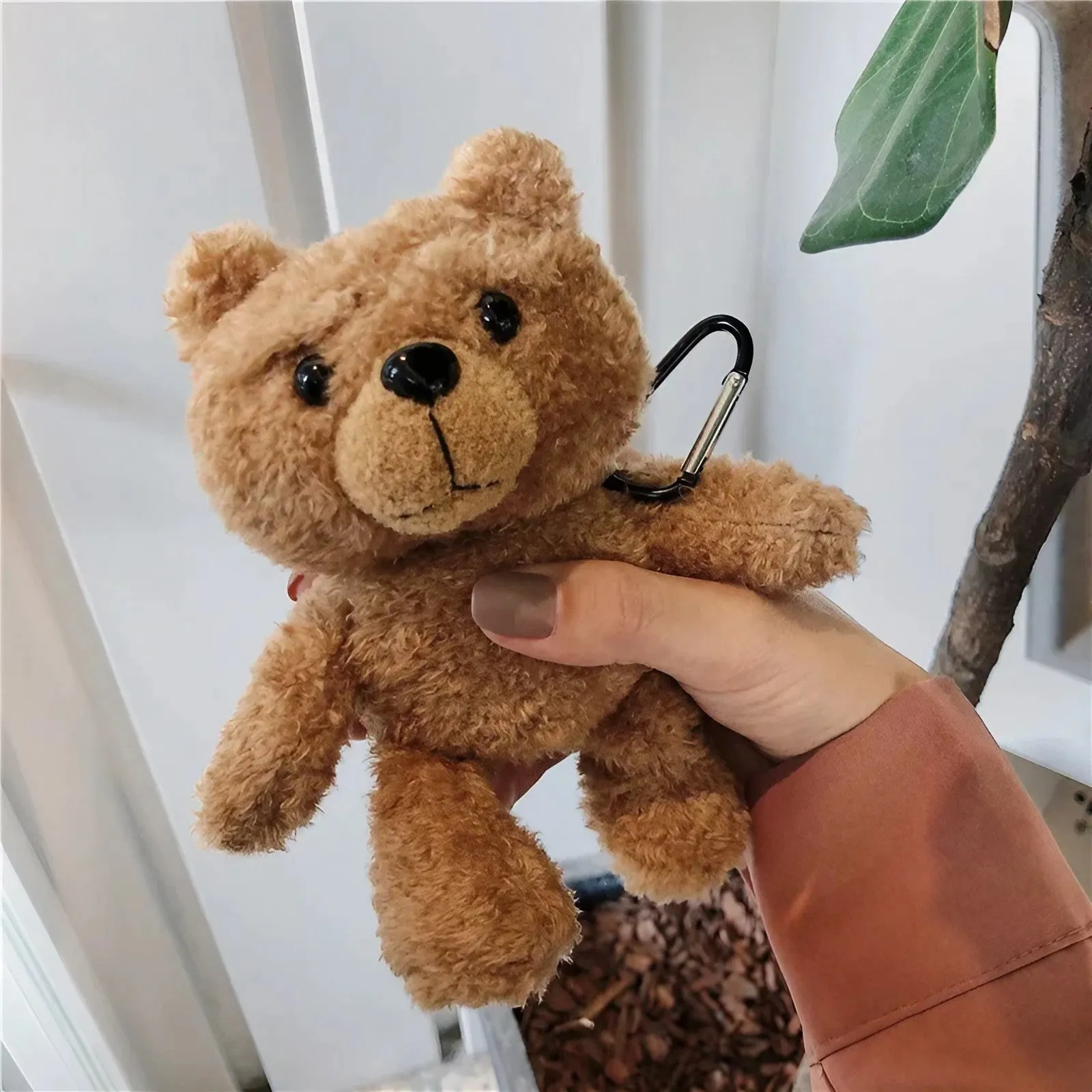 Plush Teddy Bear AirPods Case