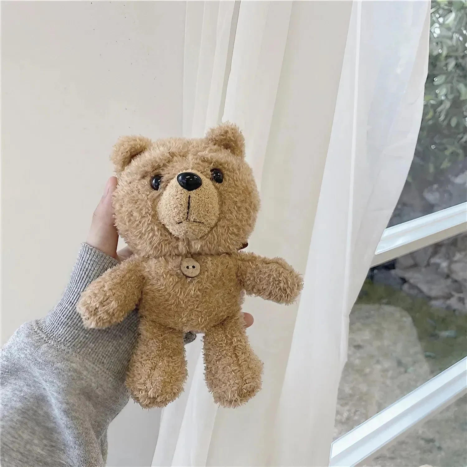 Plush Teddy Bear AirPods Case