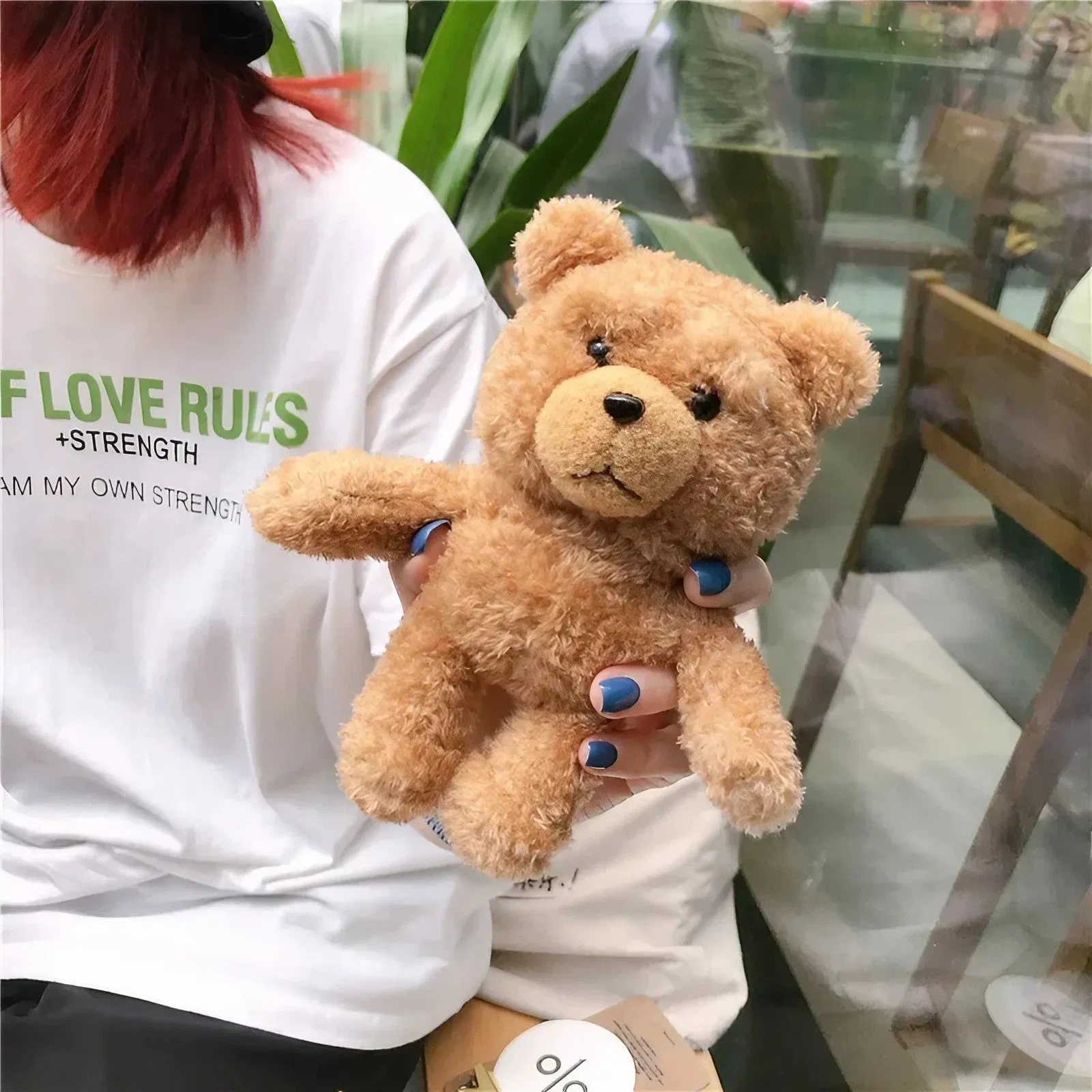 Plush Teddy Bear AirPods Case