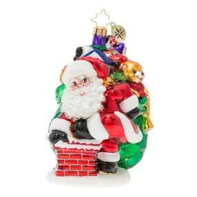 Radko Sneaking Down the Chimney!, 1019868, Christopher Radko