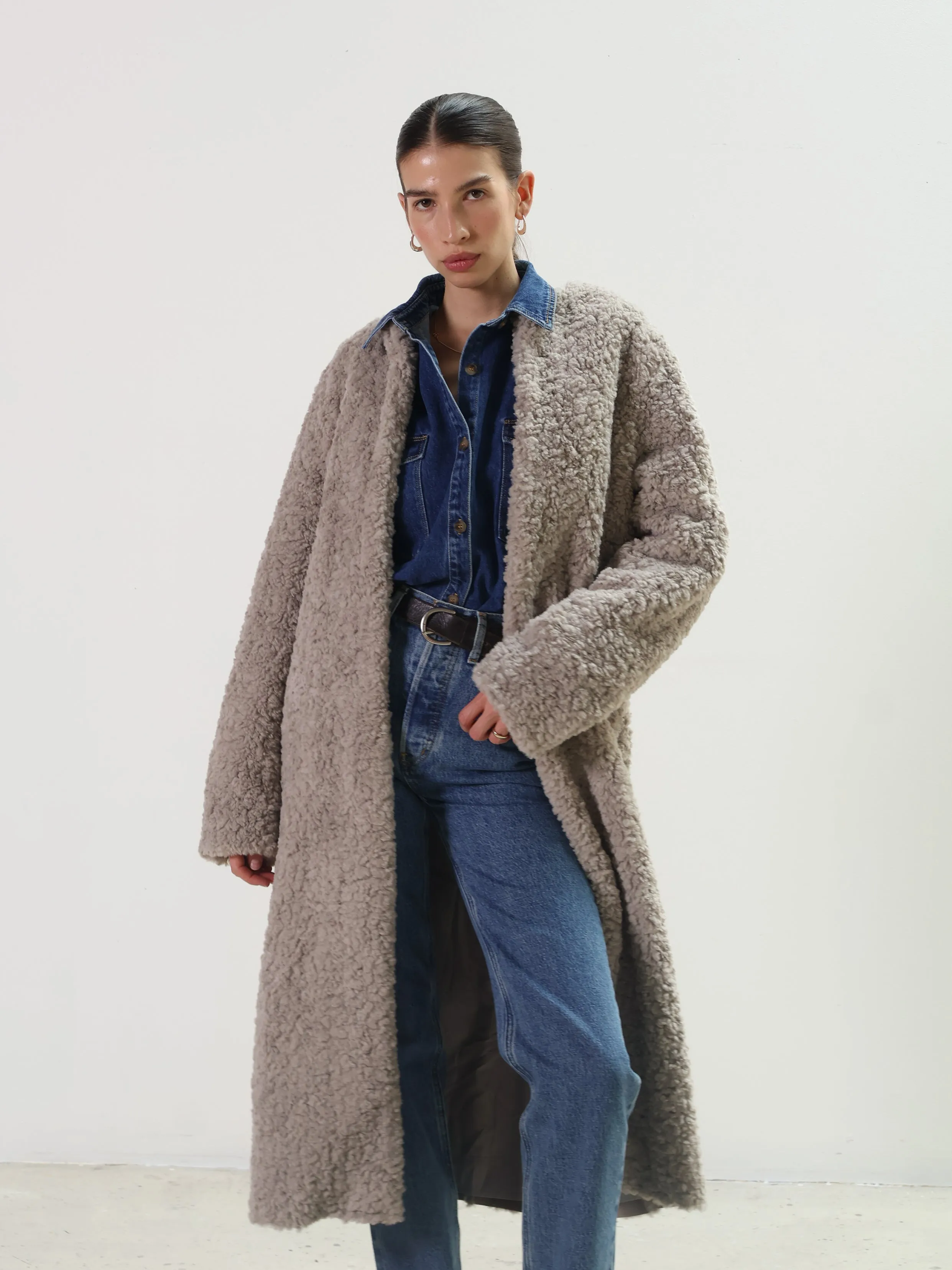 Rue Sophie Taupe Jehanne Coat