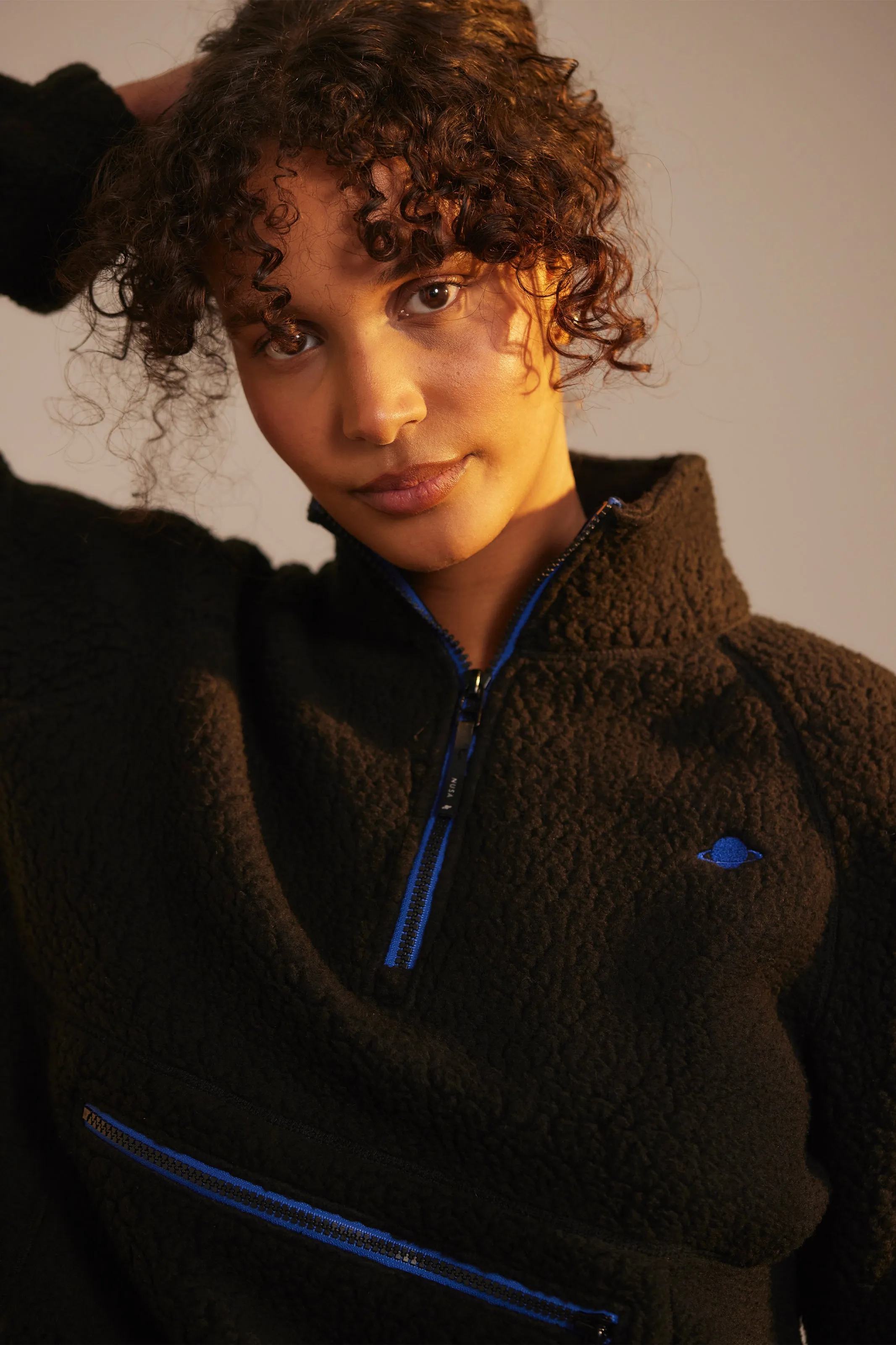 SHELTER1 TEDDY HALF ZIP