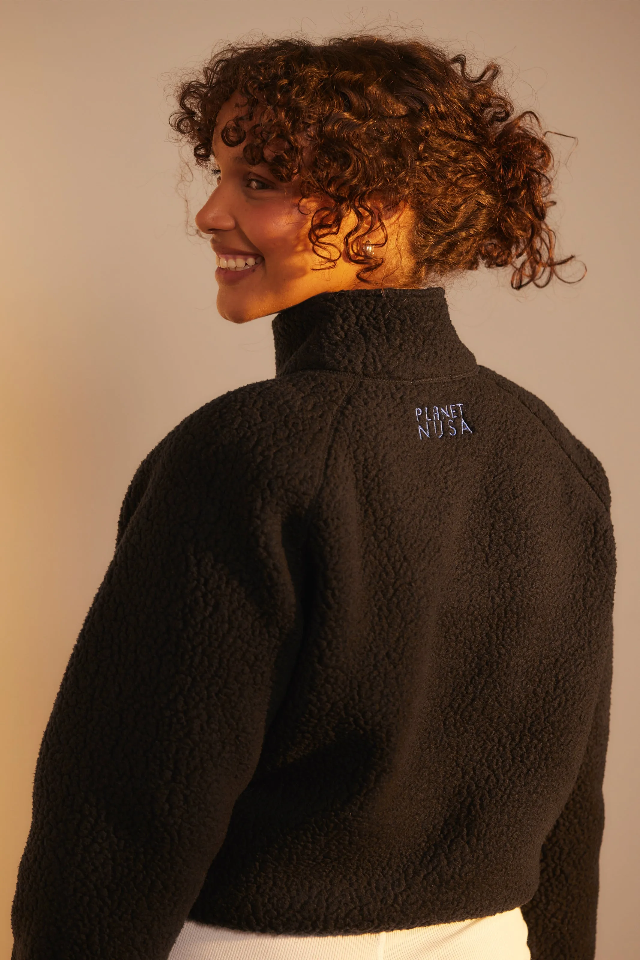 SHELTER1 TEDDY HALF ZIP