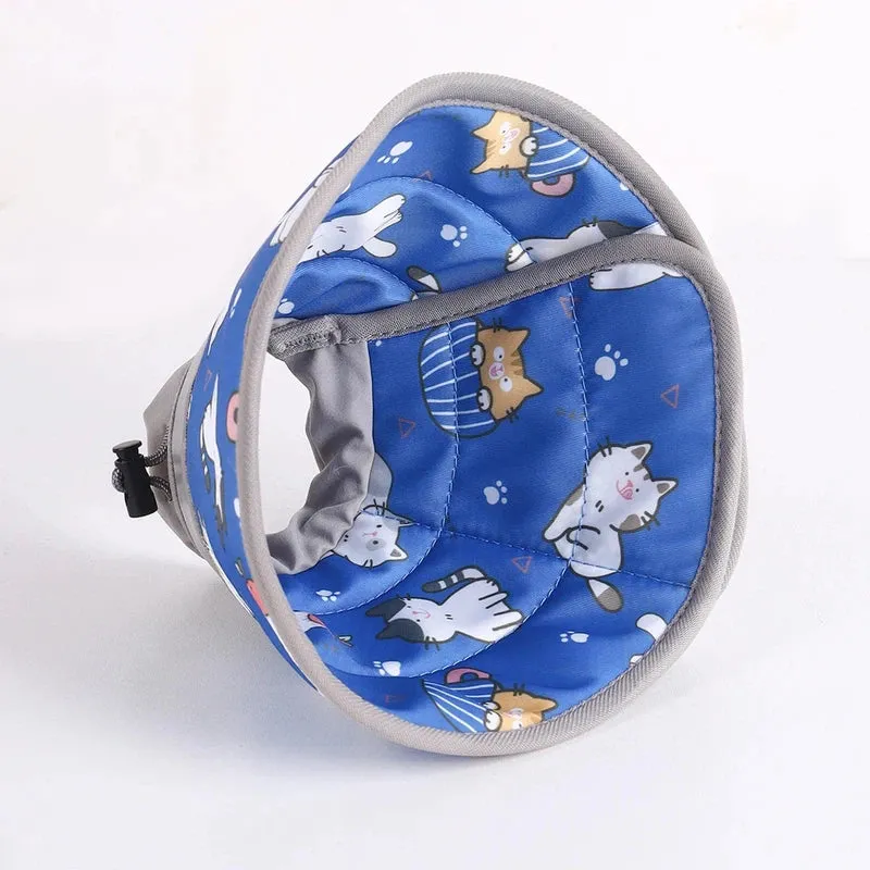 Soft Cat Recovery Collar, Adjustable Pet Cone