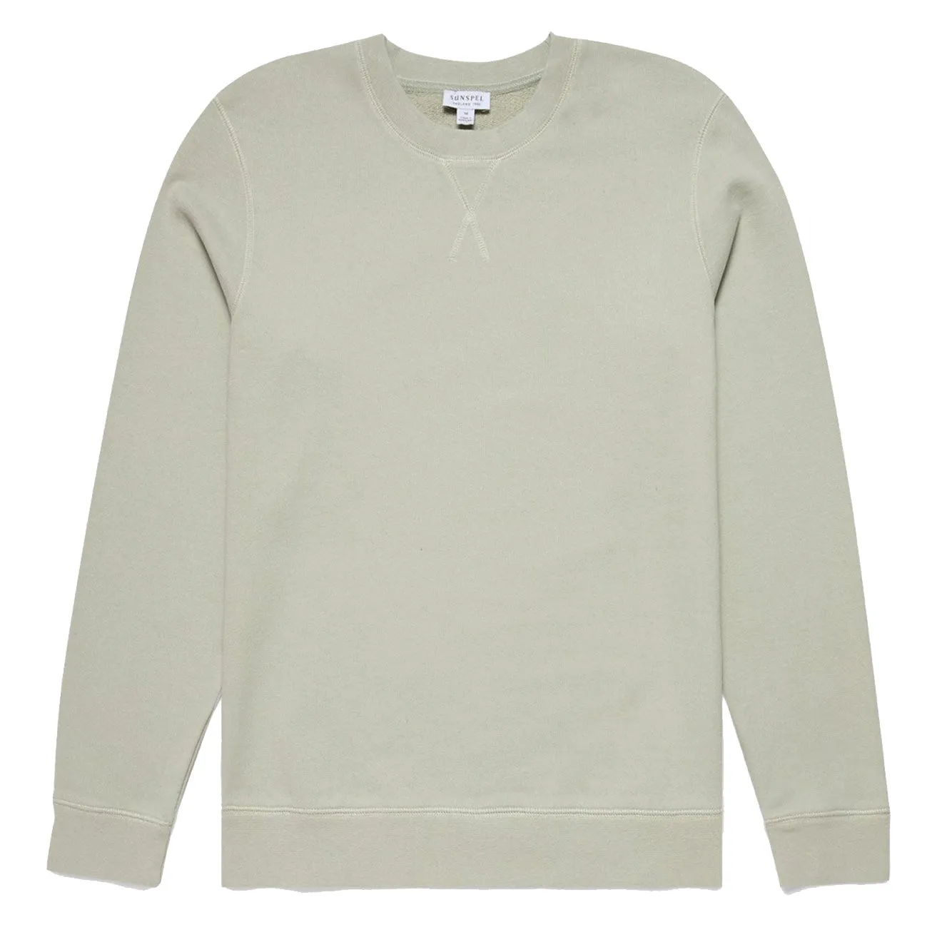 Sunspel Loopback Sweatshirt Pistachio