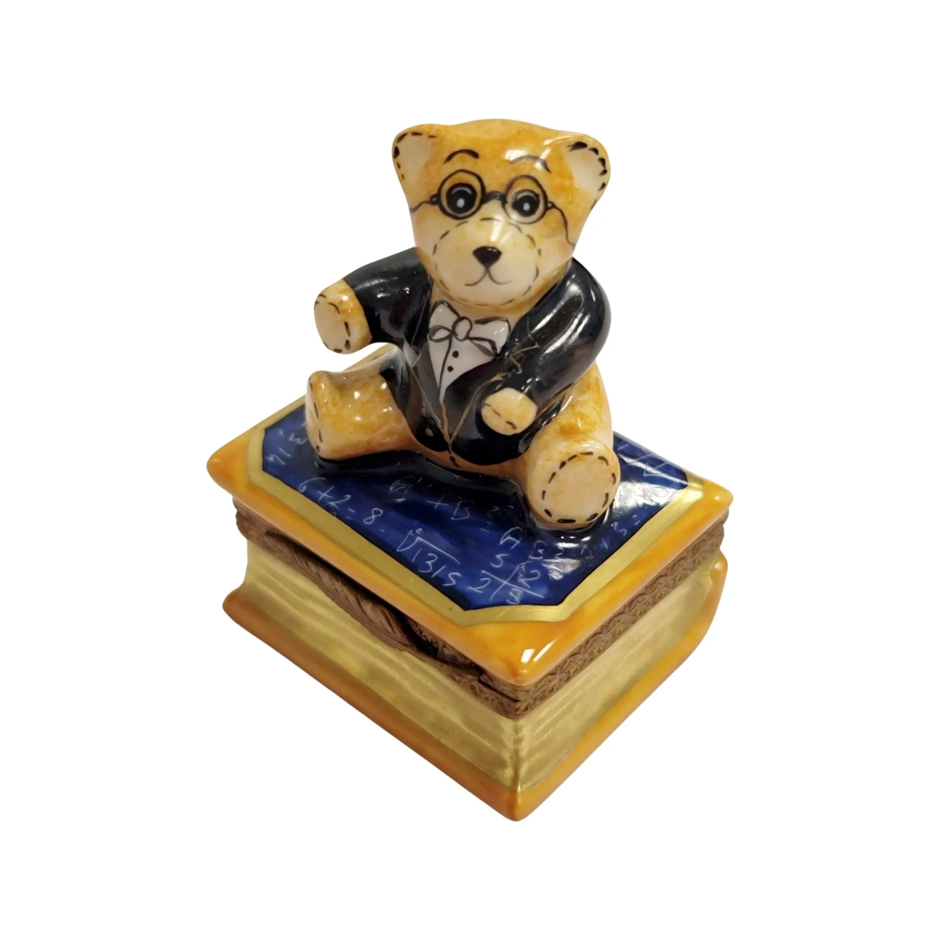 Teddy Bear on Math Book